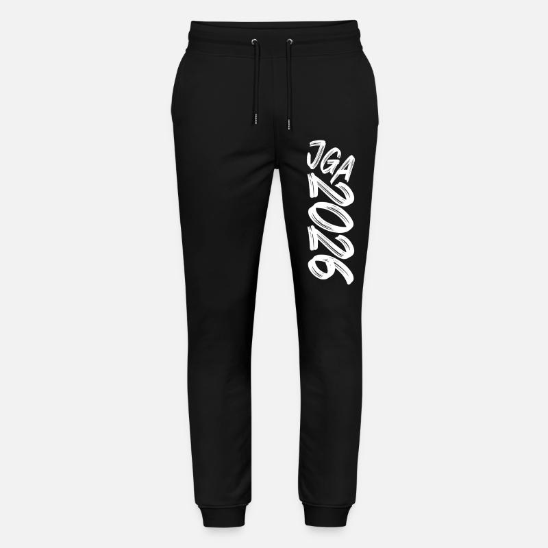 JGA 2026 - Stanley/Stella Unisex Bio Jogginghose Mover  - Schwarz
