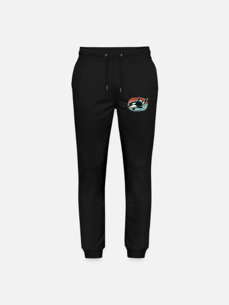 Orca Killer Whale - Stanley/Stella Mover Unisex Organic Jogging Trousers - black