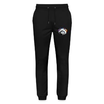 Ragdoll Cat Cute Cute Watercolor Paint Splash - Stanley/Stella Mover Unisex Organic Jogging Trousers - black - Front - Marisol (170cm) & Nik (191cm)