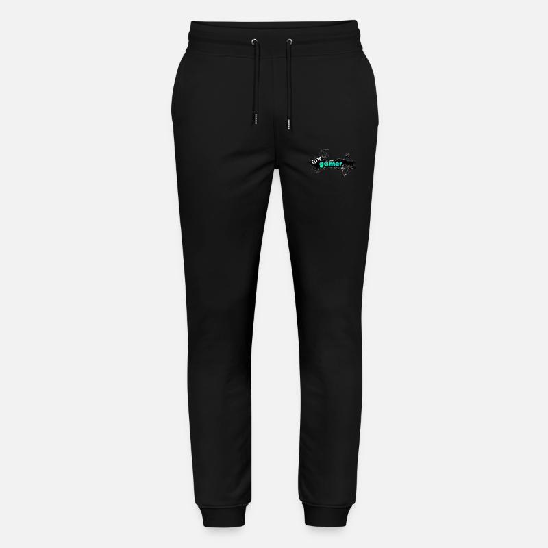 Elite Gamer Design mit dynamischem Text - Stanley/Stella Unisex Bio Jogginghose Mover  - Schwarz