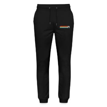 Retro 1971 t-shirt 71 vintage 1971 - Stanley/Stella Mover Unisex Organic Jogging Trousers - black - Front - Marisol (170cm) & Nik (191cm)
