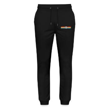 Geburtstag 10 Geschenke Shirt 10 Jahre Jungen - Stanley/Stella Unisex Bio Jogginghose Mover  - Schwarz - Vorne - Marisol (170cm) & Nik (191cm)