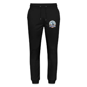 Mont Blanc Chamonix vintage - Stanley/Stella Mover Unisex Organic Jogging Trousers - black - Front - Marisol (170cm) & Nik (191cm)