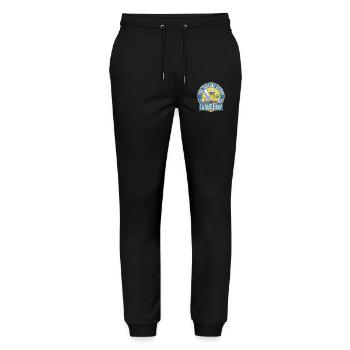 La Baule Bay sailing derby - Pantalon de jogging bio MOVER Stanley/Stella unisexe - noir - Devant - Marisol (170cm) & Nik (191cm)
