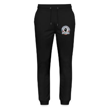 Ajaccio Corsica full-time 2 - Stanley/Stella Mover Unisex Organic Jogging Trousers - black - Front - Marisol (170cm) & Nik (191cm)