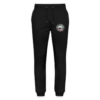 Baltic Steamliner Oslo Norway - Stanley/Stella Mover Unisex Organic Jogging Trousers - black - Front - Marisol (170cm) & Nik (191cm)