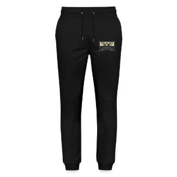 Retro cassette 2010 vintage 2010 birthday 2010 - Stanley/Stella Mover Unisex Organic Jogging Trousers - black - Front - Marisol (170cm) & Nik (191cm)