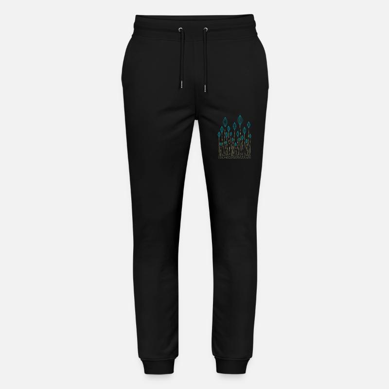 Dekorative Pflanzen - Stanley/Stella Unisex Bio Jogginghose Mover  - Schwarz