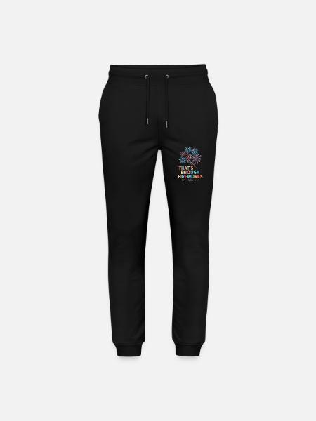 Pyrotechnics Fireworks Pyrotechnics - Stanley/Stella Mover Unisex Organic Jogging Trousers - black