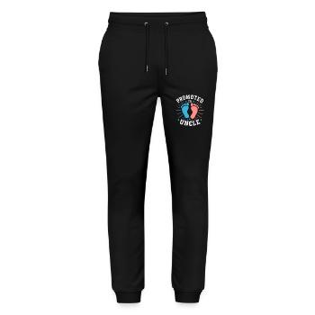 Uncle Fmilie Great-Uncle Uncle - Stanley/Stella Mover Unisex Organic Jogging Trousers - black - Front - Marisol (170cm) & Nik (191cm)
