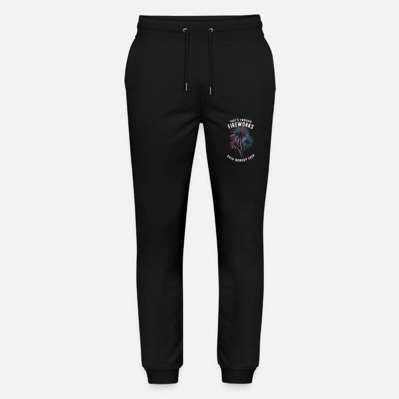 Pyrotechnie Feux d’artifice Pyrotechnie - Pantalon de jogging bio MOVER Stanley/Stella unisexe - noir
