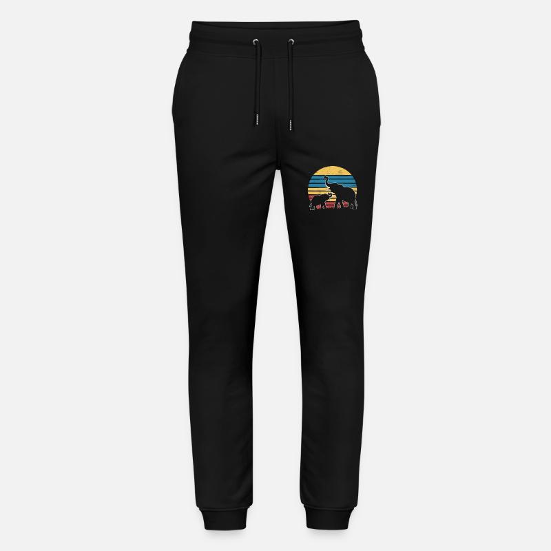 Elefant Tier Elefanten Zoo - Stanley/Stella Unisex Bio Jogginghose Mover - Schwarz