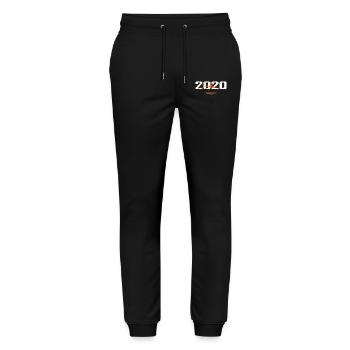 2020 Vintage Retro 2020 Geburtstagsgeschenk 2020 - Stanley/Stella Unisex Bio Jogginghose Mover  - Schwarz - Vorne - Marisol (170cm) & Nik (191cm)