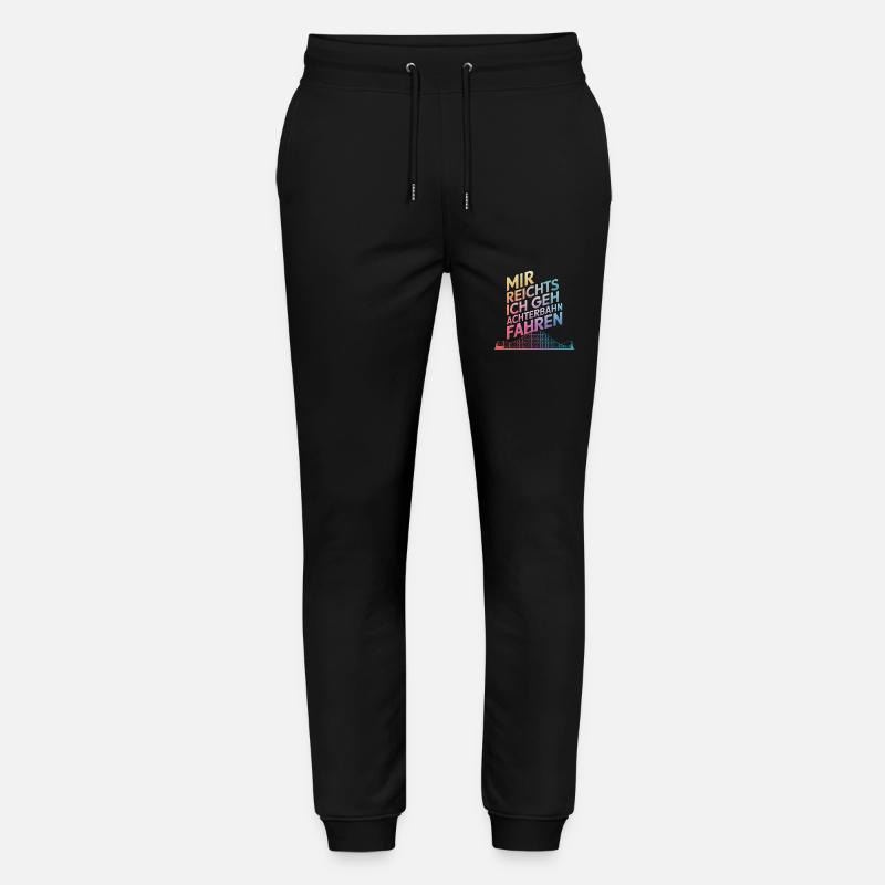 Achterbahn Freizeitpark Roller Coaster - Stanley/Stella Unisex Bio Jogginghose Mover  - Schwarz