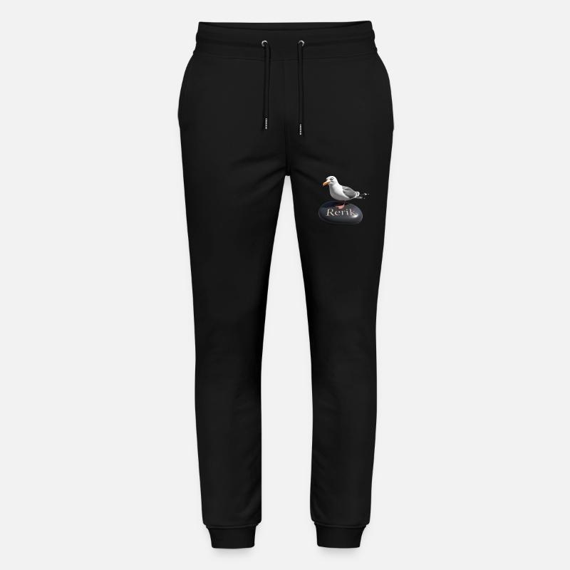 Rerik Ostseebad - Rerik Möwe - Pantalon de jogging bio MOVER Stanley/Stella unisexe - noir