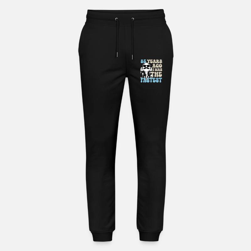 85e anniversaire dictons drôles - Pantalon de jogging bio MOVER Stanley/Stella unisexe - noir