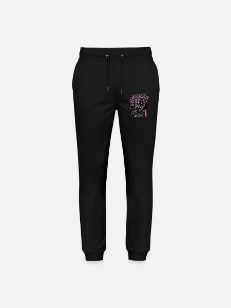 Motocross 1st Birthday - Stanley/Stella Mover Unisex Organic Jogging Trousers - black