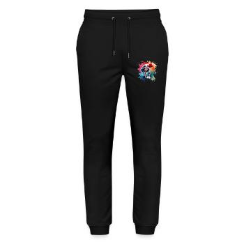 Parkour - Stanley/Stella Unisex Bio Jogginghose Mover  - Schwarz - Vorne - Marisol (170cm) & Nik (191cm)