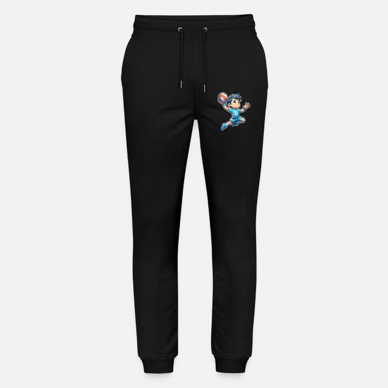 Handball Joueurs de handball - Pantalon de jogging bio MOVER Stanley/Stella unisexe - noir