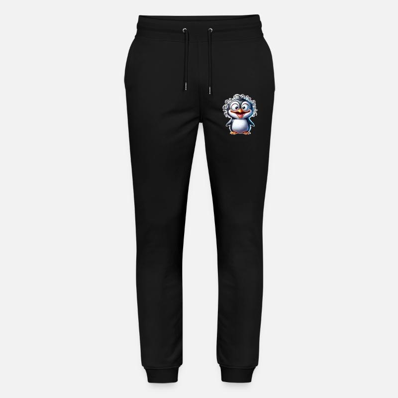 Penguin - Stanley/Stella Mover Unisex Organic Jogging Trousers - black