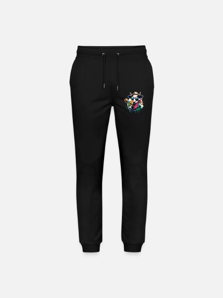 Kuh Wasserpistole - Stanley/Stella Unisex Bio Jogginghose Mover  - Schwarz