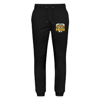 architecte - Pantalon de jogging bio MOVER Stanley/Stella unisexe - noir - Devant - Marisol (170cm) & Nik (191cm)