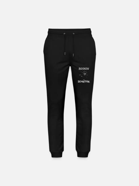 Broken but Beautiful - Stanley/Stella Mover Unisex Organic Jogging Trousers - black