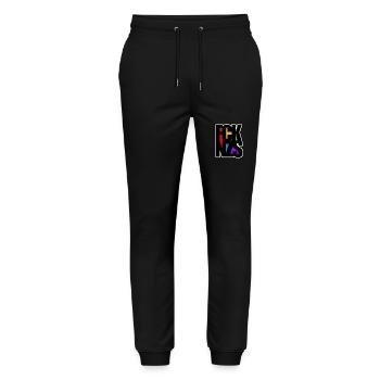 FCK NZS - Gegen Rechts - Nie wieder ist jetzt - Stanley/Stella Unisex Bio Jogginghose Mover  - Schwarz - Vorne - Marisol (170cm) & Nik (191cm)