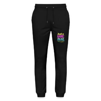 Fechten - Stanley/Stella Unisex Bio Jogginghose Mover  - Schwarz - Vorne - Marisol (170cm) & Nik (191cm)