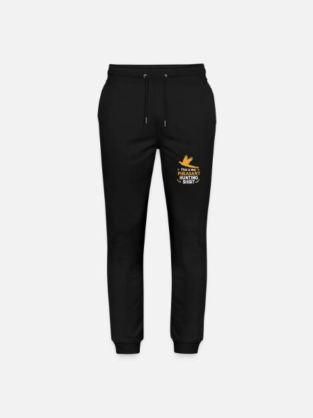 Pheasant Hunting Hunter Pheasant Hunting - Stanley/Stella Mover Unisex Organic Jogging Trousers - black
