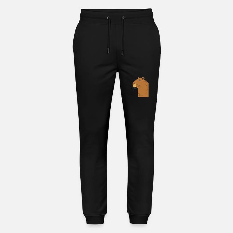 Capybara Capibara - Pantalon de jogging bio MOVER Stanley/Stella unisexe - noir