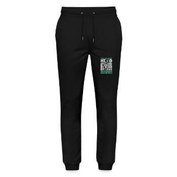 EDS Ehlers-Danlos Syndrome HSD - Stanley/Stella Mover Unisex Organic Jogging Trousers - black - Front - Marisol (170cm) & Nik (191cm)