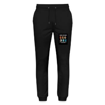 School Bus Bus Driver School Bus Driver - Stanley/Stella Mover Unisex Organic Jogging Trousers - black - Front - Marisol (170cm) & Nik (191cm)