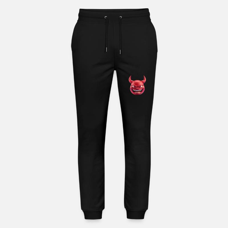 Émoticône du diable Satan - Pantalon de jogging bio MOVER Stanley/Stella unisexe - noir