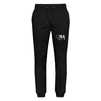 MFA Medical Physician - Stanley/Stella Mover Unisex Organic Jogging Trousers - black - Front - Marisol (170cm) & Nik (191cm)
