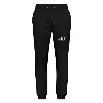 Pigeons Pigeon - Stanley/Stella Mover Unisex Organic Jogging Trousers - black - Front - Marisol (170cm) & Nik (191cm)