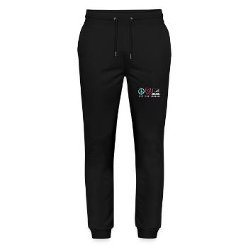 Marketing Manager - Stanley/Stella Unisex Bio Jogginghose Mover  - Schwarz - Vorne - Marisol (170cm) & Nik (191cm)