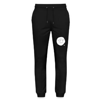 Ommmm black - Stanley/Stella Mover Unisex Organic Jogging Trousers - black - Front - Marisol (170cm) & Nik (191cm)