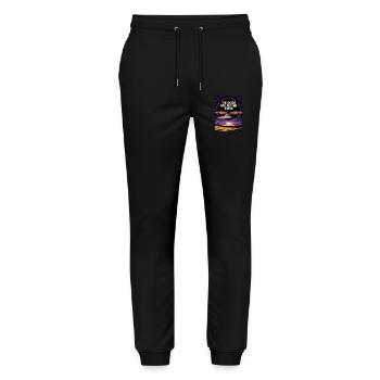 The Gods will Return 432Hz - Stanley/Stella Mover Unisex Organic Jogging Trousers - black - Front - Marisol (170cm) & Nik (191cm)