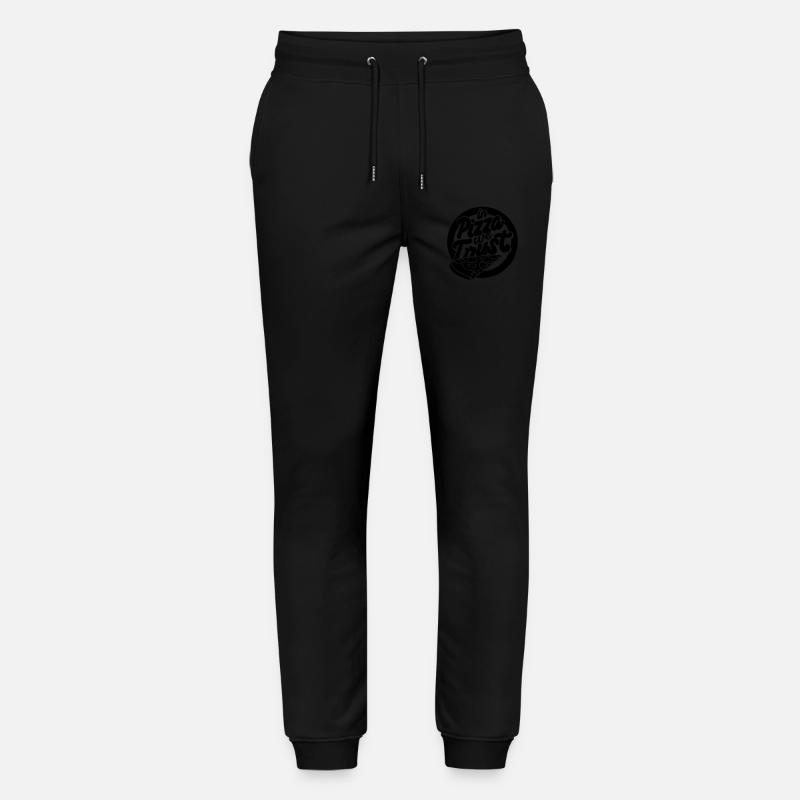In Pizza We Trust - Stanley/Stella Unisex Bio Jogginghose Mover  - Schwarz