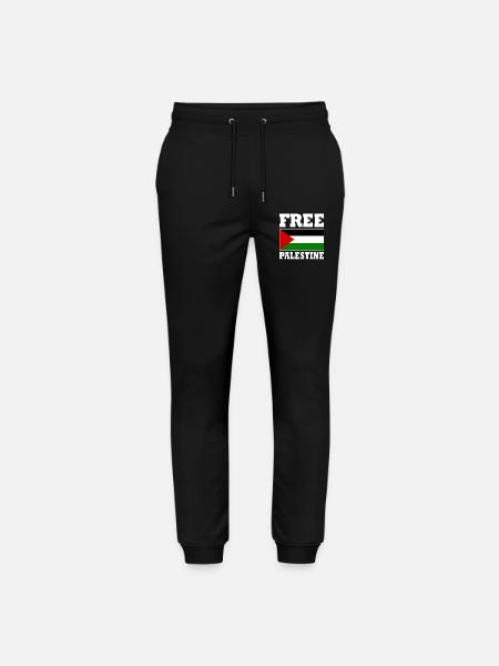 Free palestine - Stanley/Stella Mover Unisex Organic Jogging Trousers - black