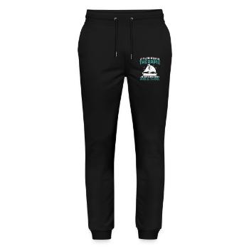 j'ai juste besoin d'aller faire de la voile - Pantalon de jogging bio MOVER Stanley/Stella unisexe - noir - Devant - Marisol (170cm) & Nik (191cm)