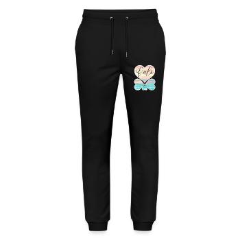 Bali - Indonesia - Stanley/Stella Mover Unisex Organic Jogging Trousers - black - Front - Marisol (170cm) & Nik (191cm)
