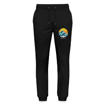 Bali - Indonesia - Stanley/Stella Mover Unisex Organic Jogging Trousers - black - Front - Marisol (170cm) & Nik (191cm)