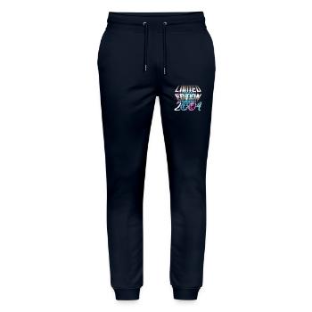 Limited Edition 2004 - Stanley/Stella Unisex Bio Jogginghose Mover  - Navy - Vorne - Marisol (170cm) & Nik (191cm)