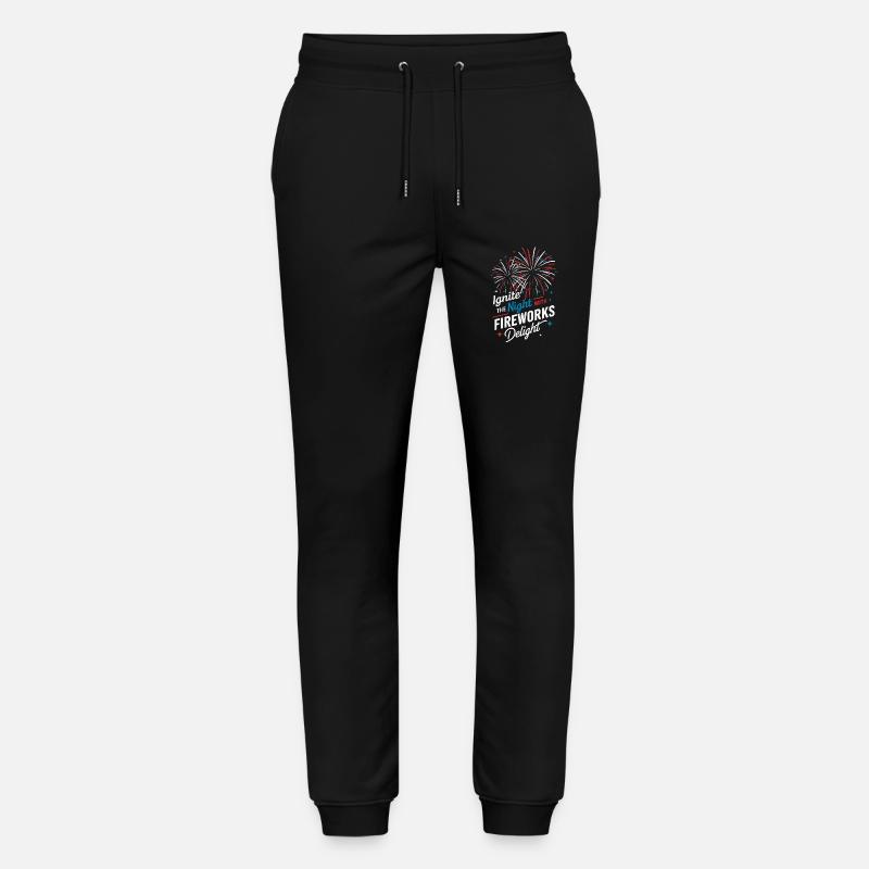 Pyrotechnie Feux d’artifice Pyrotechnie - Pantalon de jogging bio MOVER Stanley/Stella unisexe - noir