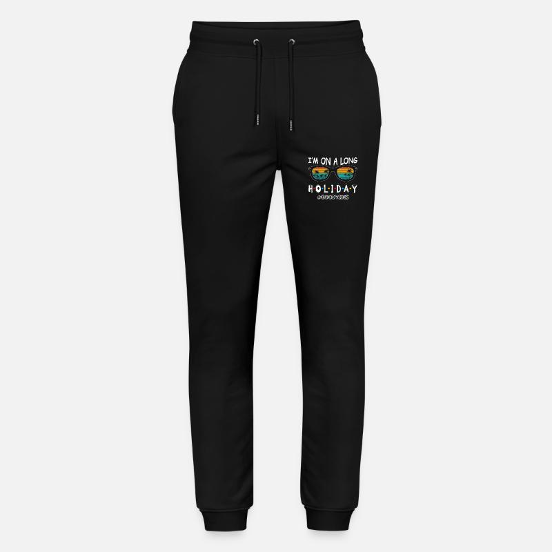 I'm on holiday - Stanley/Stella Mover Unisex Organic Jogging Trousers - black