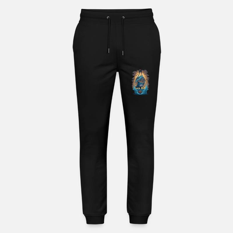 Hai Flasche - Stanley/Stella Unisex Bio Jogginghose Mover  - Schwarz
