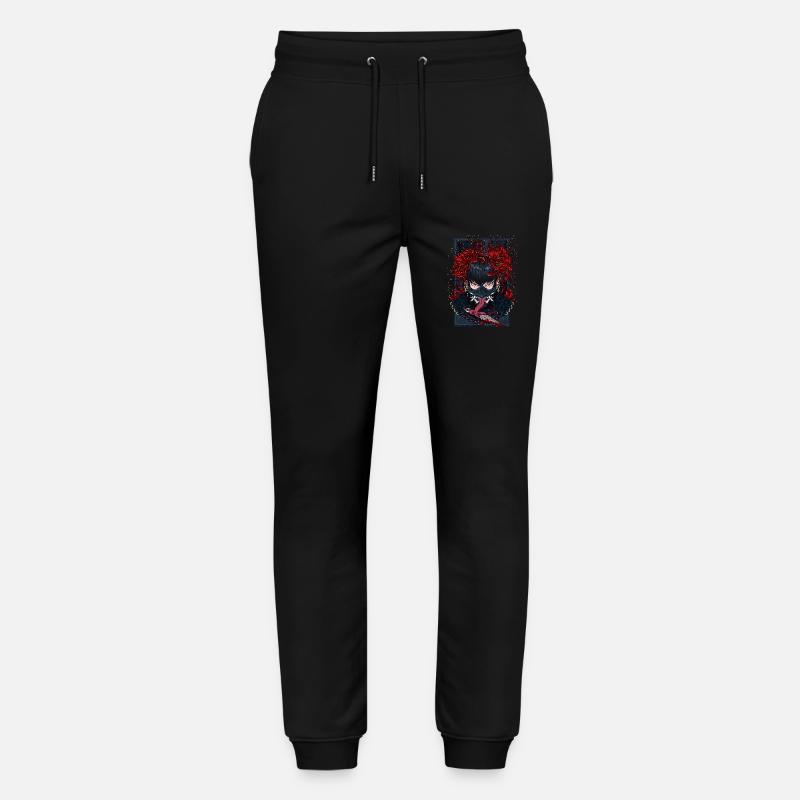 Kunai Hannya Maske Ninja - Stanley/Stella Unisex Bio Jogginghose Mover  - Schwarz
