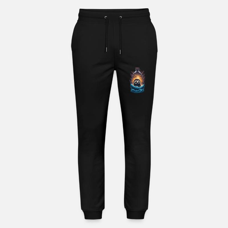 Faultier Flasche - Stanley/Stella Unisex Bio Jogginghose Mover  - Schwarz